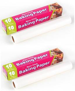 MOREL PARCHMENT PAPER/BAKING PAPER/FOOD WRAPING PAPER NON STICK MICROWAVE & OVEN PROOF (10M X 300MM) PACK OF 2 Parchment Paper