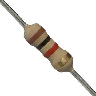 gobagee 1K ohm 1/4w 5% resistor, Set of 20 resistors Fixed Resistor