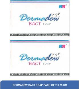 Dermadew BACT Soap - anti bacterial soap(pack of 2) 75g