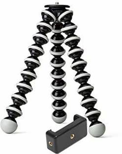 LKMO 13" Inch Black Octopus Gorilla Tripod Super Flexible Foldable for All Smartphone Action and DSLR Camera's with Universal Mobile Attachment for Photography , Youtube , Video Shooting , Vlog Tripod