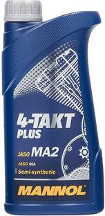 MANNOL 4-TAKT Plus 4 Stroke 10W-40 SEMI-Synthetic Engine Oil JASA MA2 10W-40 4T High Performance Engine Oil