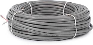 Smuf Flat 2 Core Copper 1.5 sq/mm 1.5 sq/mm Grey 30 m Wire