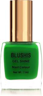 BLUSHIS Gel Shine Nail colour (Forest Green color) GREEN