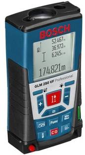 BOSCH GLM 250 VF Professional Rangefinder Non-magnetic Engineer's Precision Level