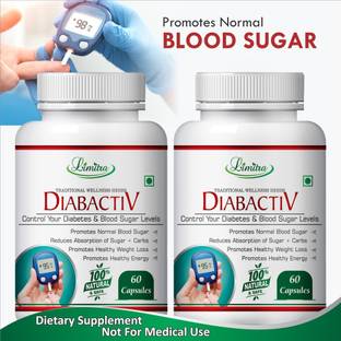 Limitra Diabactiv, Control yor Diabetes & Blood Suger Level 100% Natural