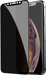 Mobilive Edge To Edge Tempered Glass for iPhone XS Max Privacy Screen Protector