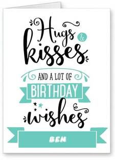 Midas Craft Happy Birthday Ben ….06 Bithday Message Greeting Card