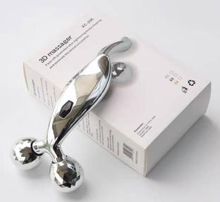 Skylight 79879 3D - Roller Massager 360 Rotate Silver Thin Face Full Body Shape Massager Facial Massage Relaxation Tool Massager