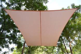 Duronet Shade Sail Waterproof Sun AwningRain Curtain with Ss Hook and Rope (12x16 Feet) Tent - For CarParking, DriveWays, Gardens, ChildrenPlayAreas, Verendas