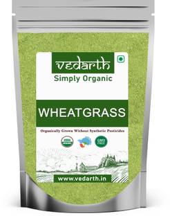 Vedarth Organic WheatGrass Powder Super food for healthy Living (200 Gram Pack)