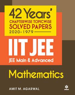 42 Year's Chapterwise Topicwise Solved Papers (2020-1979) IIT JEE Mathematics