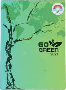 Toss TOD-51 Go Green 2021 A5 Diary Ruled 330 Pages