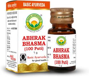 Basic Ayurveda Ayurveda Abhrak Bhasma (100 puti) 1gm