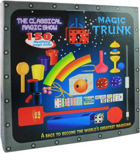 Jayaansh Traders Magic Trunk - The Classical Magic Show(with 150 Magic Tricks) Party & Fun Board Game
