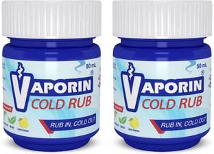 Vaporin Coldrub - 50 mL(Pack of 2) Balm