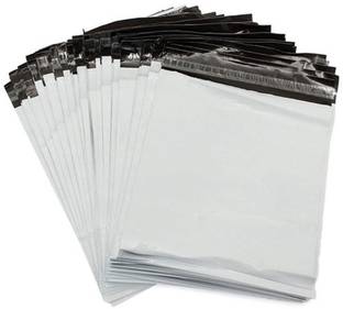 DISPATCHWALA 10x14 Inches Pack of 100 PCS Without POD - Secure Tamper Proof Courier Bags / Pouches / Covers / Mailing Bags (52 Microns) Without POD 10x14 inches 100 PCS