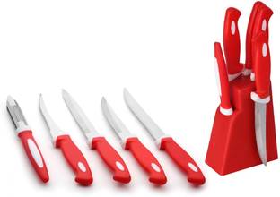 COZORIN 5 Pc Stainless Steel, Plastic Knife Set