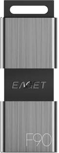 EAGET F90 128GB USB 3.0 High Speed Capless USB Flash Drive,Water Resistant Pen Drive,Shock Resistant High SpeedThumb Drive 128 GB Pen Drive Compatible with Laptop, Audio Player, Tablet, Desktop Computer, Television, Netbook USB 3.0 Metal Case