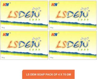 LS Dew Soap - anti pimple soap(pack of 4)75g