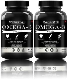 Naturewell Fish Oil (Triple Strength) With 1000Mg Omega 3 (Silver)(120 capsules)
