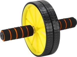 silverwyn Flipkart Roller with Knee Pad Ab Exerciser (Black, Yellow) Ab Exerciser