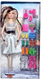 mohini collection Foldable doll Dress set @ White