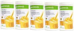 HERBALIFE Formula 1 Nutritional Shake Mix - Mango Flavor Combo Pack of 5 For Weight Loss Nutrition Drink