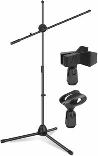 KADENCE Mic Stand Heavy Duty Adjustable Dual Microphone Stand, Studio Mic Stand