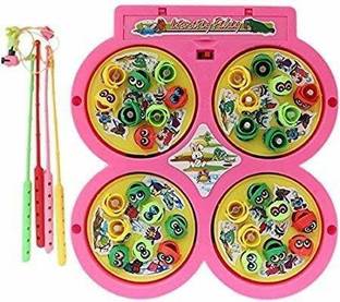 mega star omplete family entertainment set for kids fish catching game