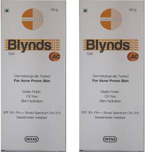 Blynds Sunscreen - SPF 50 PA+++ AC Sunscreen Gel