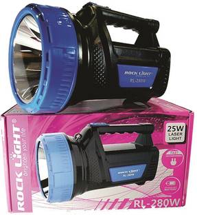 Rocklight RL-280W 25W LASER LIGHT Water Resistant Ultrabright Long Range Rechargeable Torch