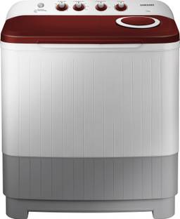 SAMSUNG 7.5 kg Semi Automatic Top Load Washing Machine Red, White, Grey
