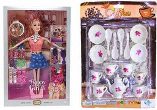 TLK Shoes doll with Coffee Play set for children