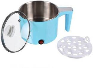 NIMYANK Electric Skillet Noodles Rice Cooker Thermal Insulation Cooking Pot 070 Travel Cooker