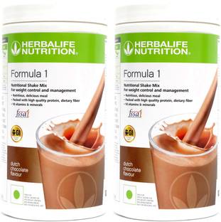 HERBALIFE Formula 1 Nutritional Shake Mix -Chocolate Flavor Combo Pack Of 2 For Weight Loss Nutrition Drink