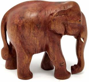Sahya Dale Elephant Statue Decorative Showpiece  -  13 cm