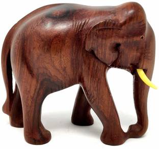 Sahya Dale Elephant Statue Decorative Showpiece  -  15 cm