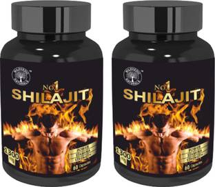 Wildvedic naturals No. 1 Shilajit To Improve Strength, Stamina, Vigour and Vitality Pack Of 2