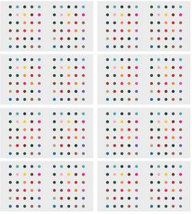 Rainbow Arts Multicolor Smallest Size Round Shape Regular Bindi for Forhead - Set of 8 Forehead Multicolor Bindis