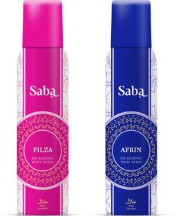 Saba Afrin and Filza Body Spray  -  For Women