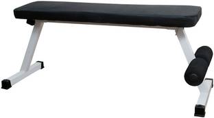 IBS Foldable Flat Bench- Up to 500 kg Capacity Tested for Strength Training Flat Fitness Bench