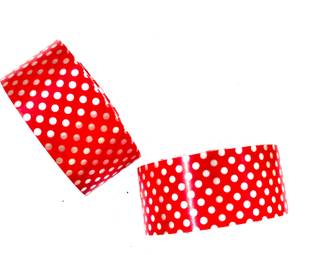 KHUSHA CREATIONS KC-99 Red PP (Polypropylene) Ribbon