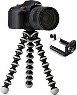 Crozier Gorilla Tripod (13 Inch) Fully Flexible Foldable Octopus Stand for All Smartphone & DSLR Camera's Pack of 1 Tripod