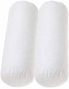 Decor Polyester Fibre Bolster Pack of 2 Solid SOFA FIBRE BOLSTER PACK OF 2 BACK SUPPORT