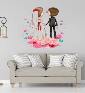 BALKRISHNA WALL STICKER 60 cm LOVE Self Adhesive Sticker