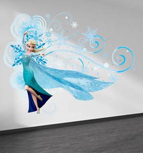 BALKRISHNA WALL STICKER 60 cm ELSA Self Adhesive Sticker