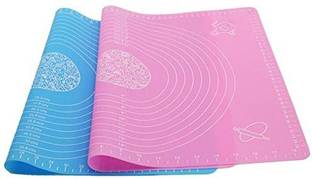 Inditradition Silicone Baking Sheet or Fondant Rolling Mat, Stretchable Food-grade Silicone Baking Mat