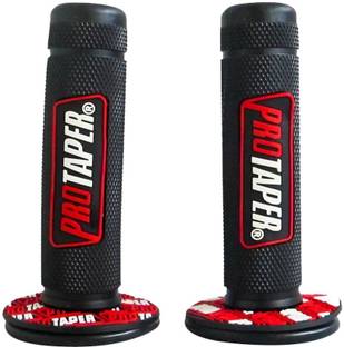 Ride Adventure PRO GRIP Red Color 02 Handle Bar Grip For Universal For Bike Universal For Bike