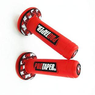 Ride Adventure PROTPR Grip Full Red Color 01 Handle Bar Grip For Universal For Bike Universal For Bike