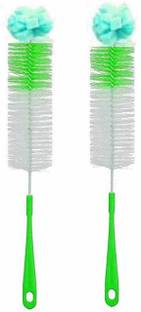 ST Creations Long Sponge Bottle foam Cleaning Brush - Pack of 2